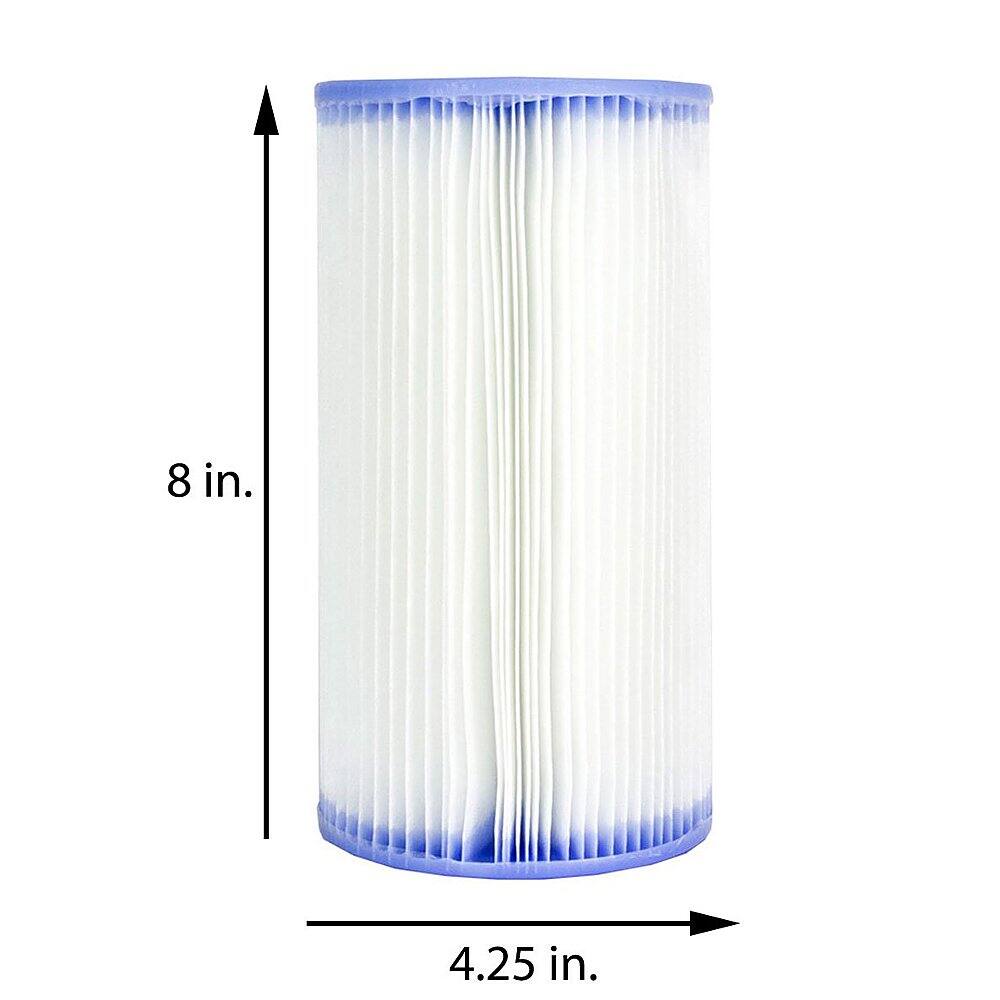 Alt View 13. Intex - 18ft x 48in Easy Set Swimming Pool Kit w/ 1500 GPH GFCI Filter Pump - Blue.