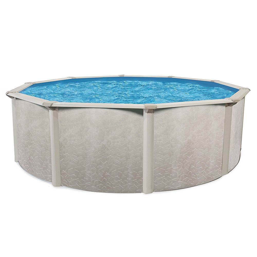 Alt View 11. Aquarian - Phoenix 21' x 52" Steel Frame Above Ground Swimming Pool Kit with Pump.