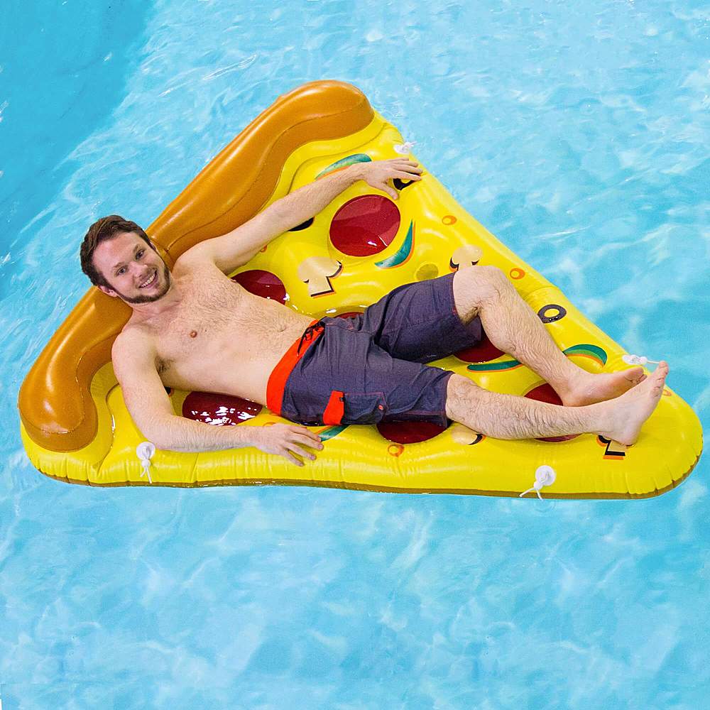 Alt View 15. Swimline - Pizza Slice Inflatable Giant Swimming Pool Float Raft Lounger.