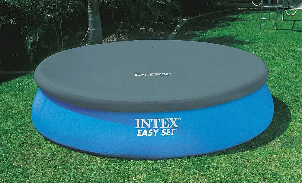 Best Buy Intex 15ft x 42in Easy Set Inflatable Round Family Swimming