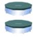 Alt View Zoom 1. Intex - 10ft Round Easy Set Outdoor Backyard Swimming Pool Cover (2 Pack) - Blue.