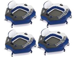 Intex - River Run Connect Lounge Inflatable Floating Water Tube - Blue