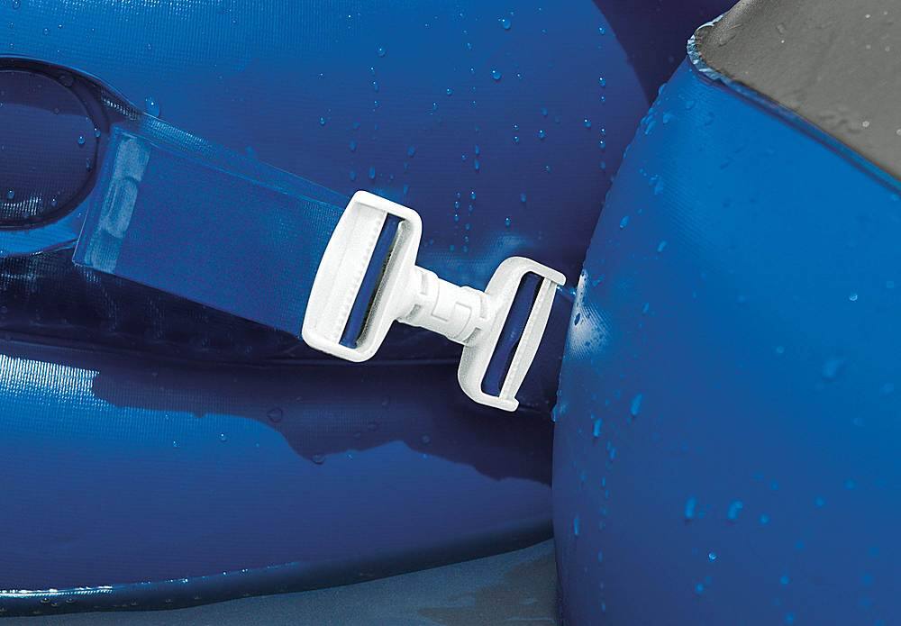 Alt View 15. Intex - River Run Connect Inflatable Tube (2 Pack) & Mega Chill II Beverage Float - Blue.