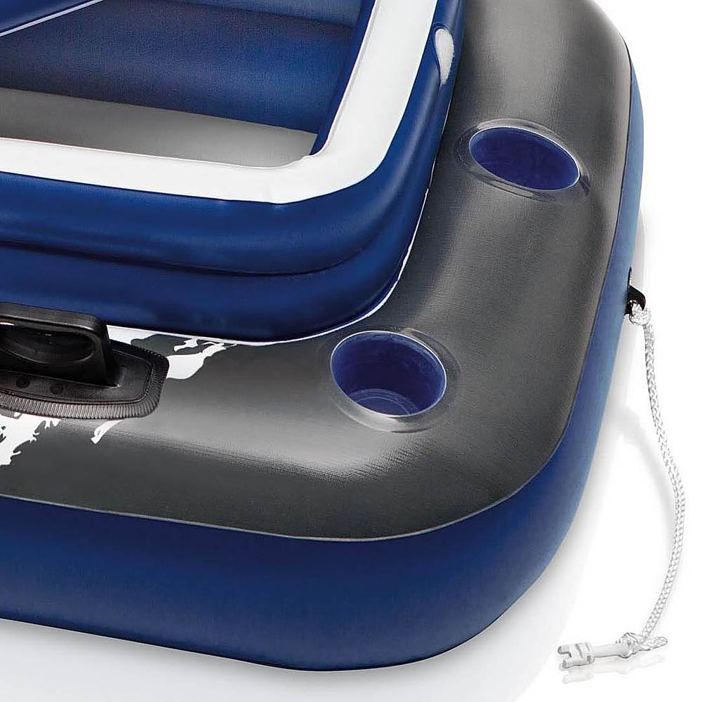 Alt View 13. Intex - Inflatable Mega Chill II 72 Can Cooler Float + River Run Tube - Blue.