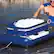 Alt View 15. Intex - Inflatable Mega Chill II 72 Can Cooler Float + River Run Tube - Blue.