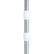 Alt View 11. Swimline - 3 Piece 4 to 12 Foot Heavy Duty Universal Telescopic Pool Pole - Sliver.