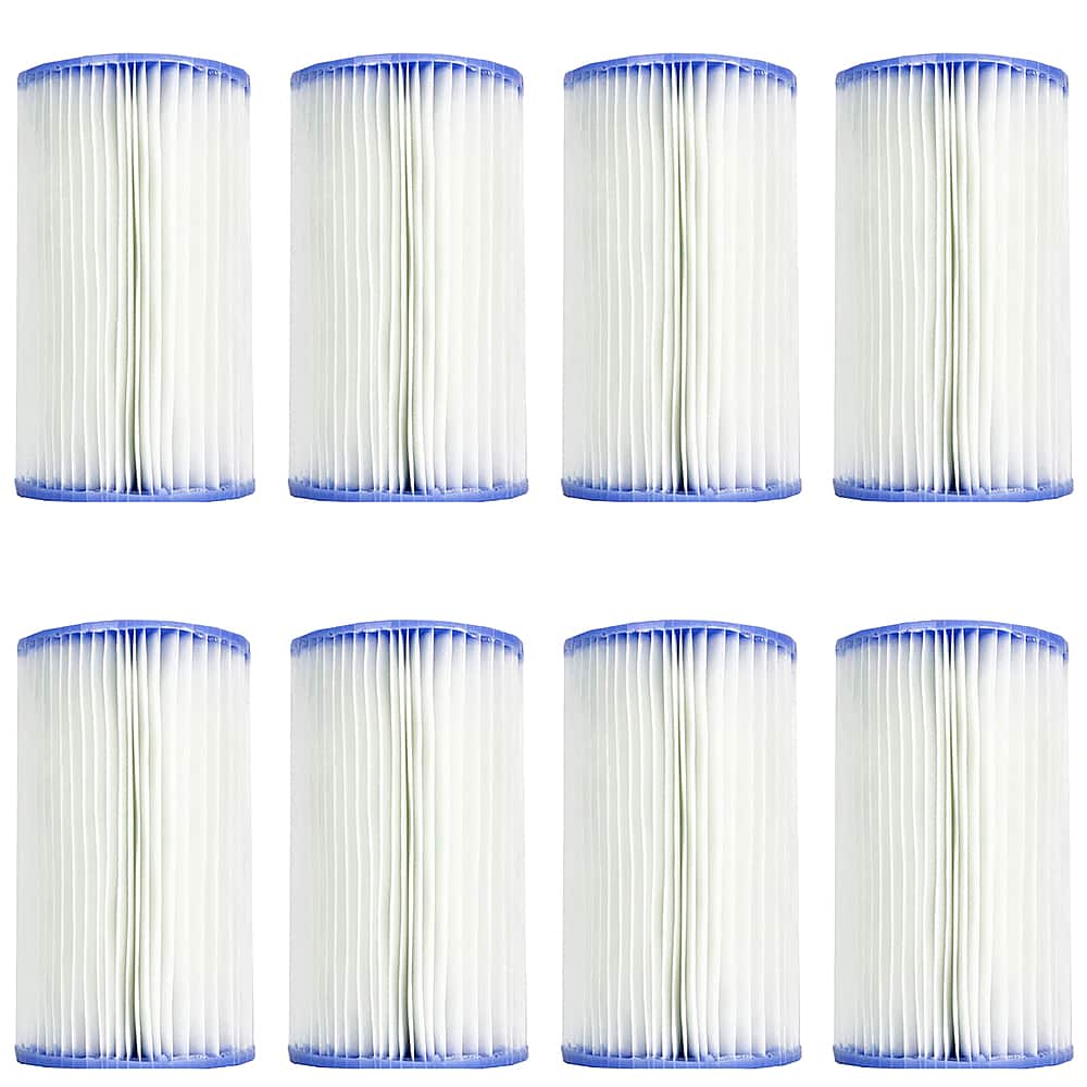 Intex - Swimming Pool Easy Set Type B Replacement Filter Pump Cartridge (8 Pack) - Multi price history on PriceWatchPro