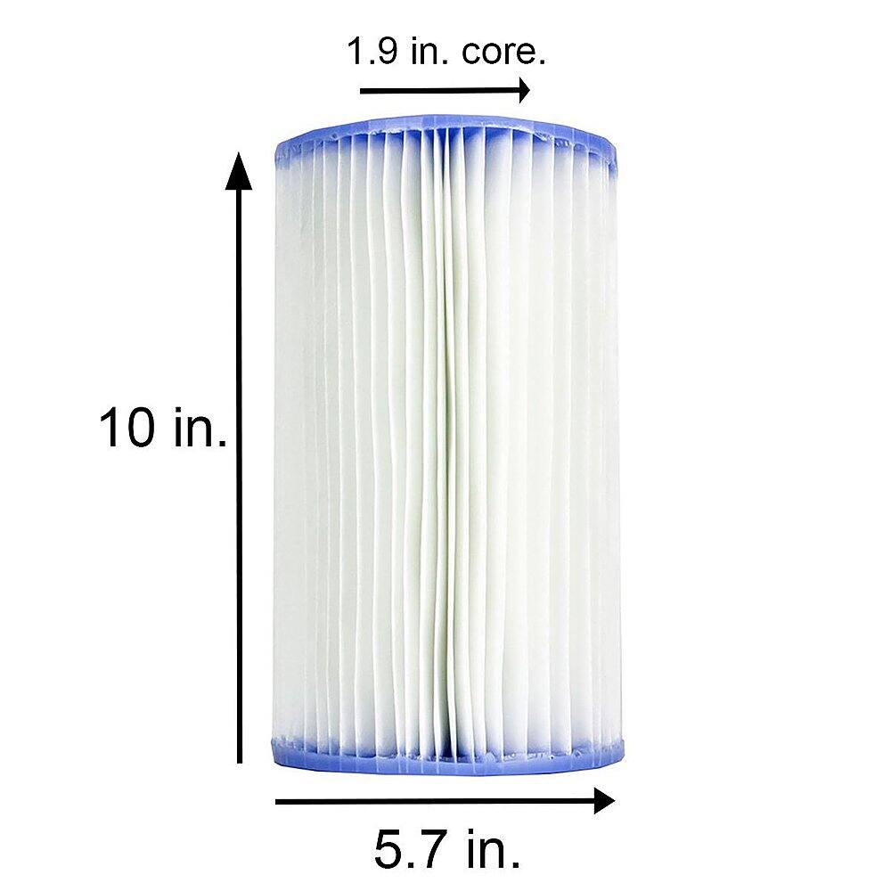 Back. Intex - Swimming Pool Easy Set Type B Replacement Filter Pump Cartridge (8 Pack).