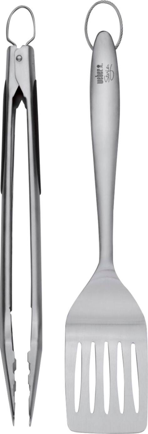 Left. Weber - Deluxe Tool Set - Stainless Steel.