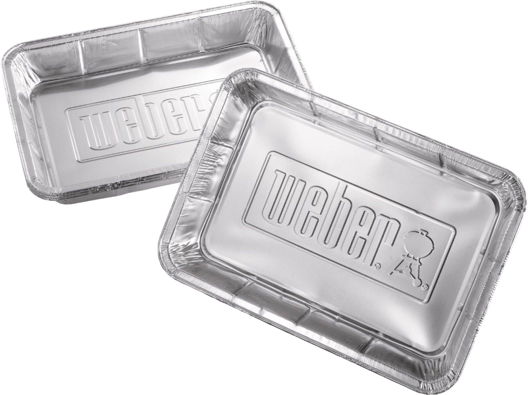 Angle. Weber - Foil Pans - Silver.