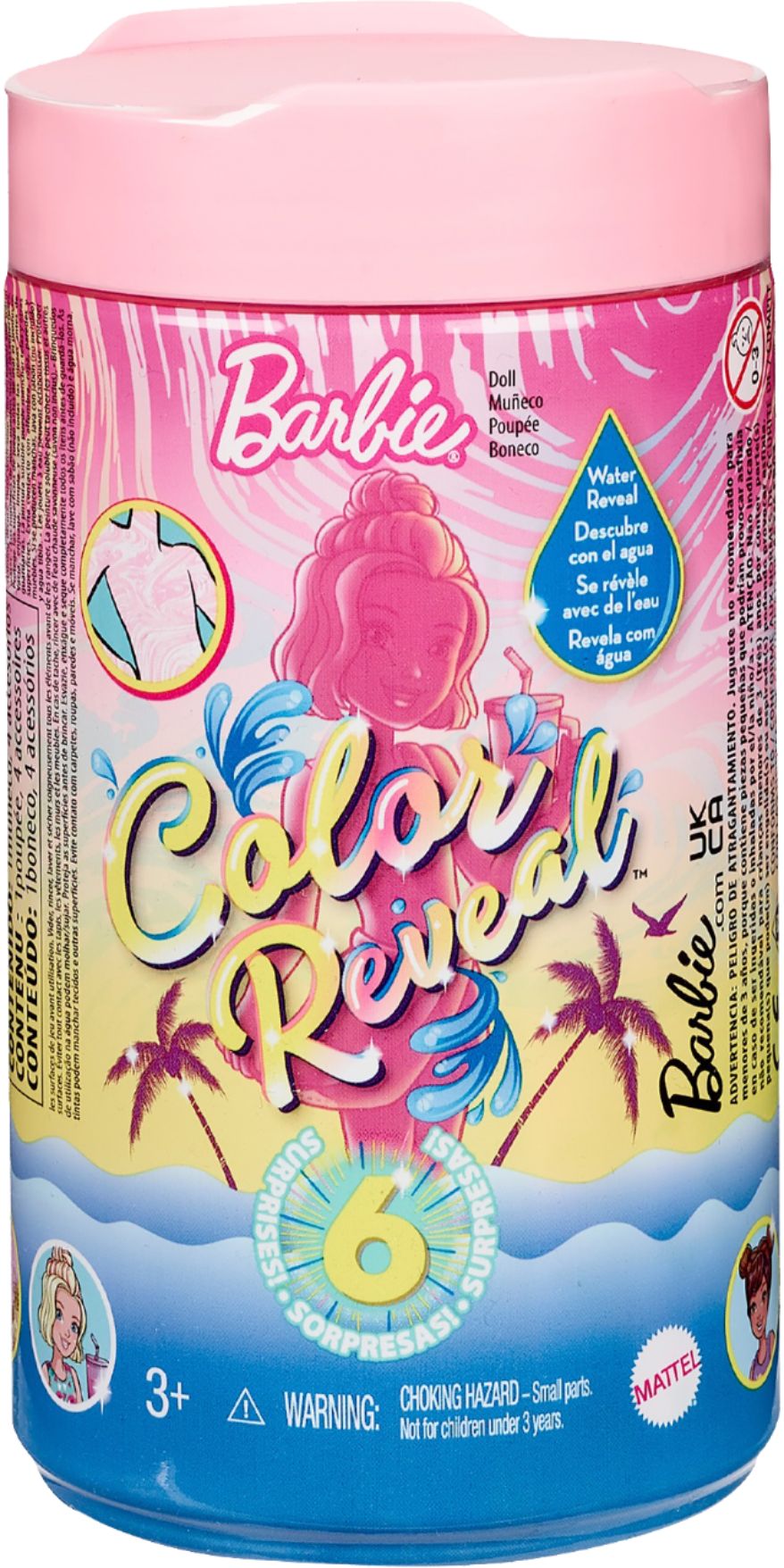 Best Buy: Barbie Color Reveal Doll Sand and Sun Series Styles May