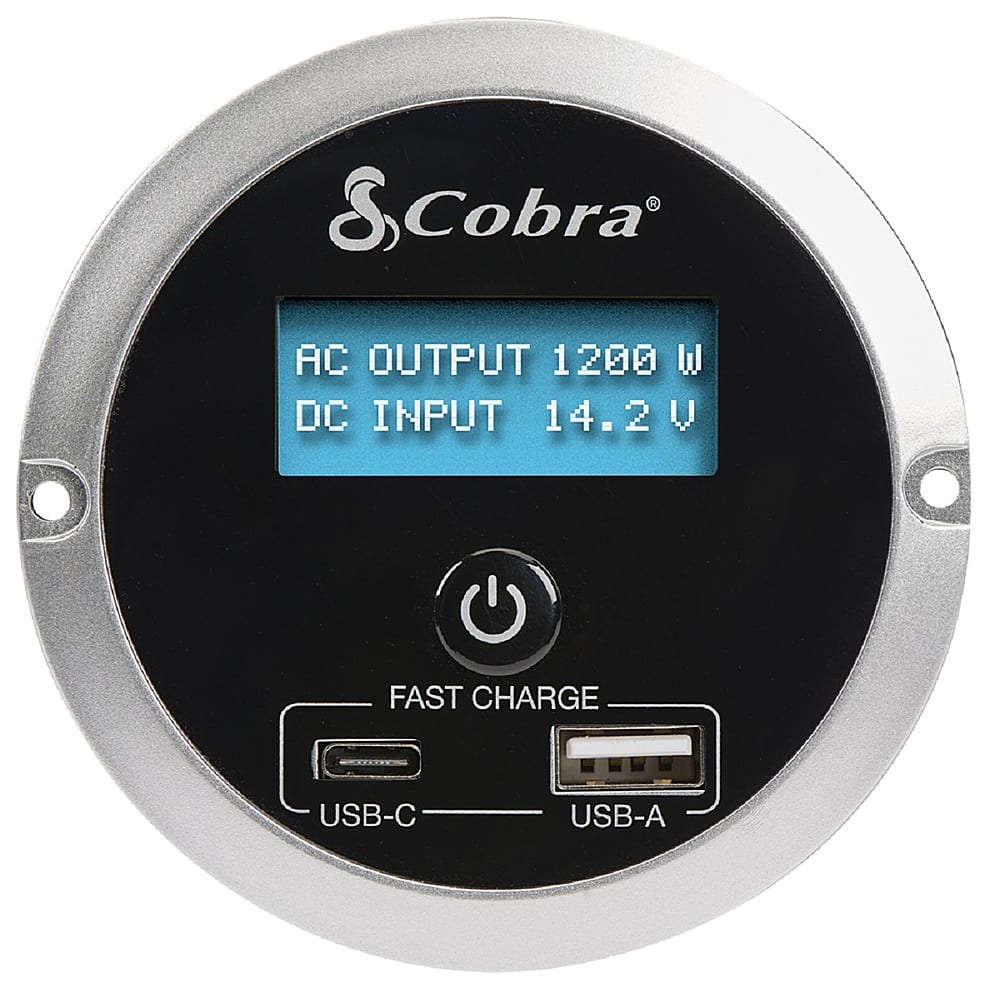 Cobra - Remote On/Off Controller with Fast Charge USB - Black - Front_Zoom