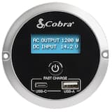 Cobra - Remote On/Off Controller with Fast Charge USB - Black