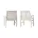 Alt View 11. Walker Edison - Windsor Acacia Wood Patio Chairs, Set of 2 - White Wash.