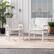 Alt View 13. Walker Edison - Windsor Acacia Wood Patio Chairs, Set of 2 - White Wash.