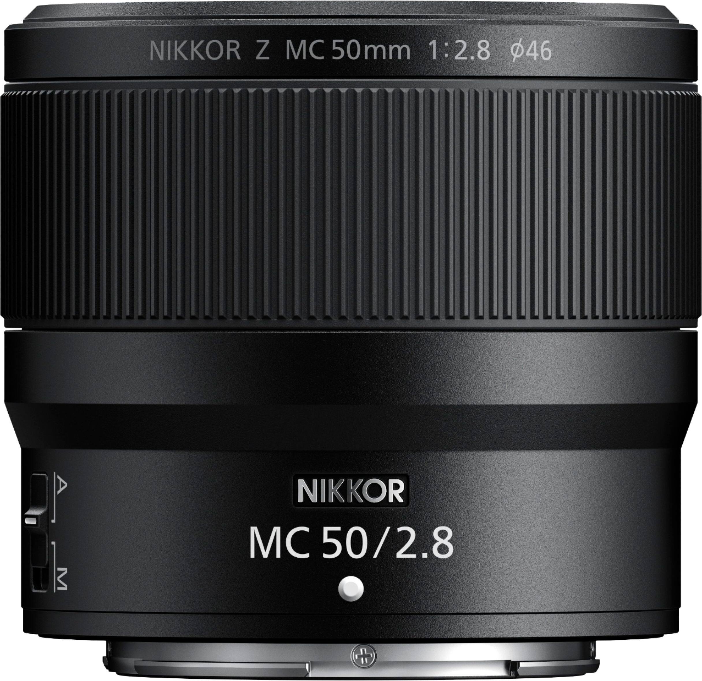 Front. Nikon - NIKKOR Z MC 50mm f/2.8 Macro Lens for Z Series Mirrorless Cameras.