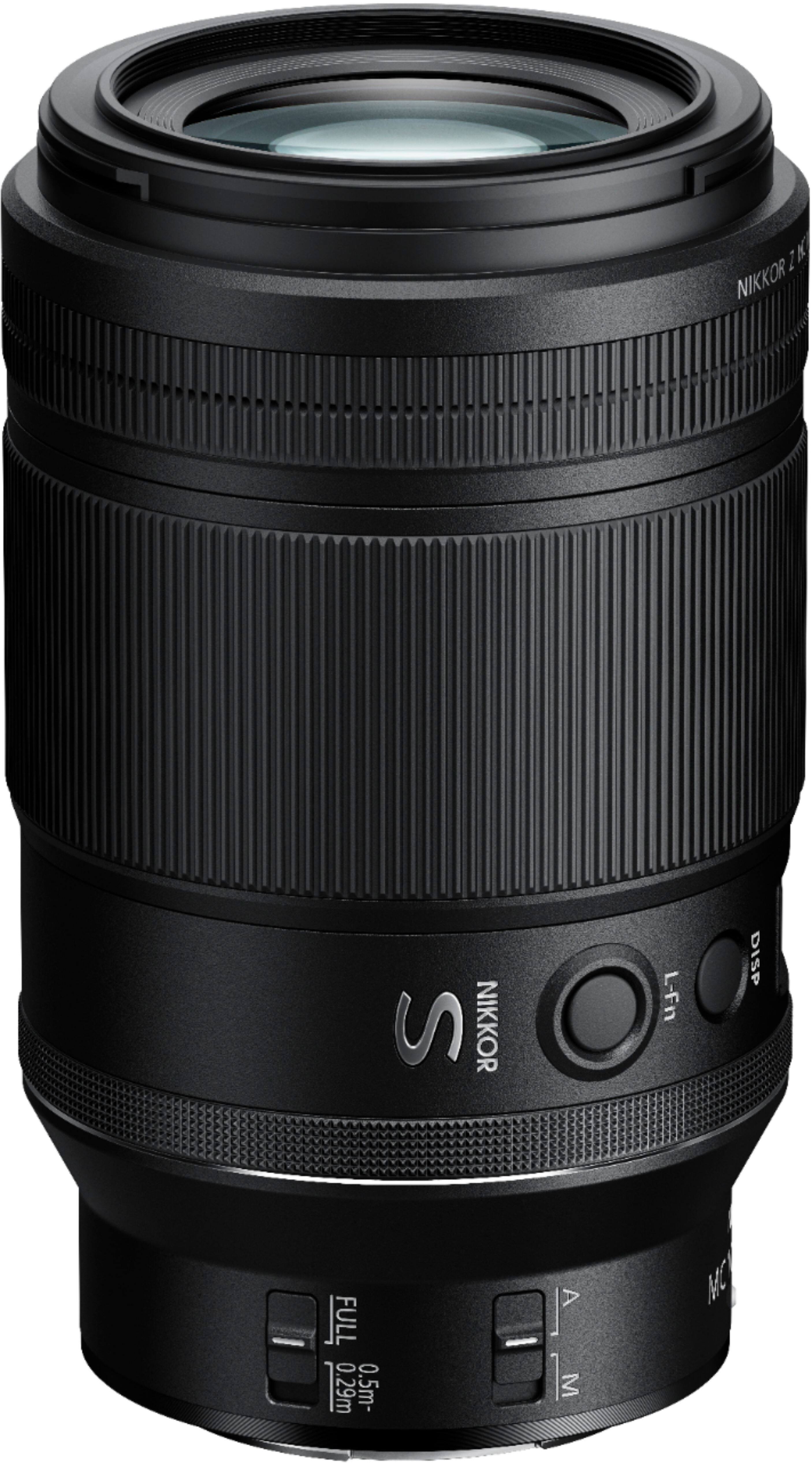 Back. Nikon - NIKKOR Z MC 105mm f/2.8 VR S Macro Lens for Z Series Mirrorless Cameras - Black.