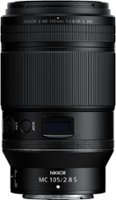Nikon - NIKKOR Z MC 105mm f/2.8 VR S Macro Lens for Z Series Mirrorless Cameras - Black - Front_Zoom