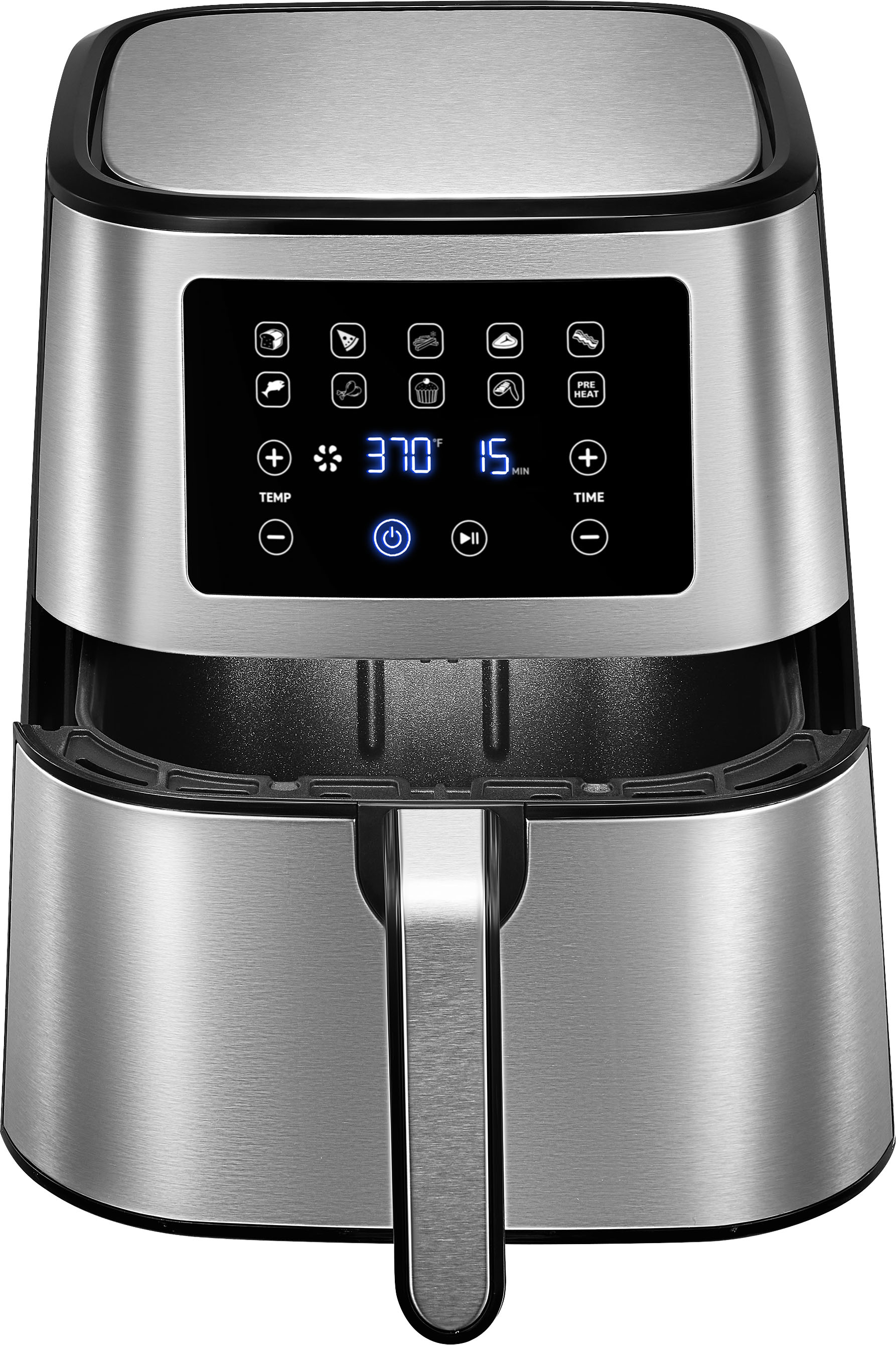 Compare Insignia™ - 3.4 Qt. Digital Air Fryer - Stainless Steel Price ...