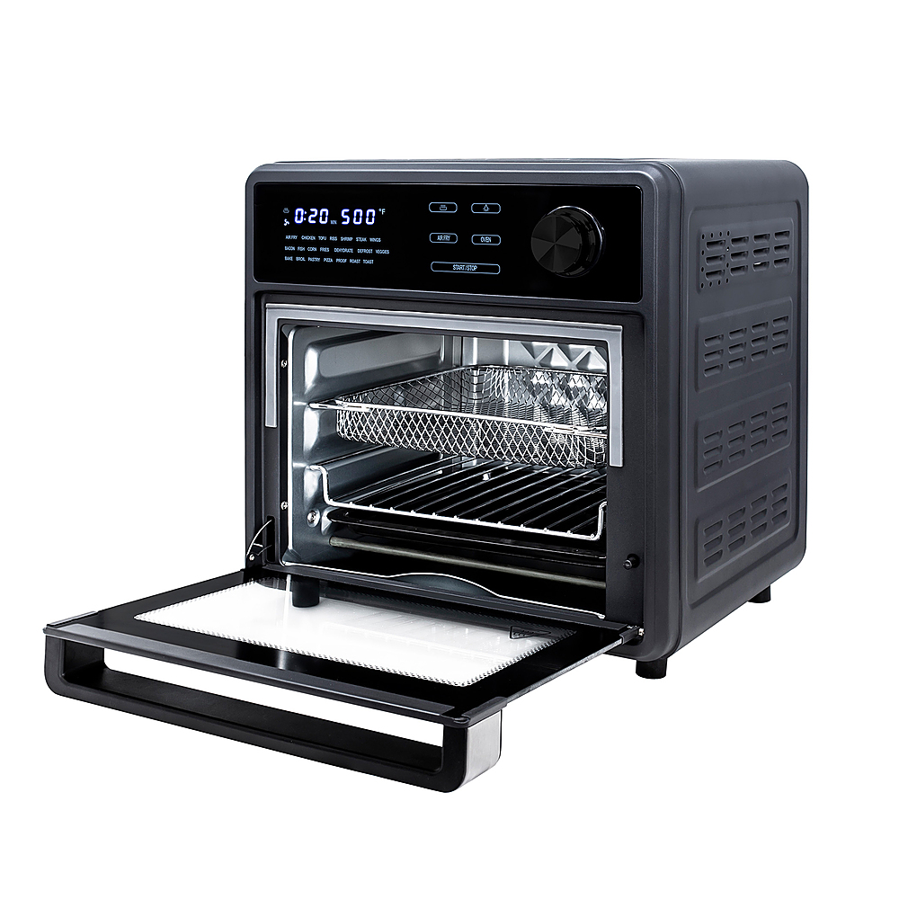Kalorik MAXX® 16 Quart Digital Air Fryer Oven, Black and Stainless