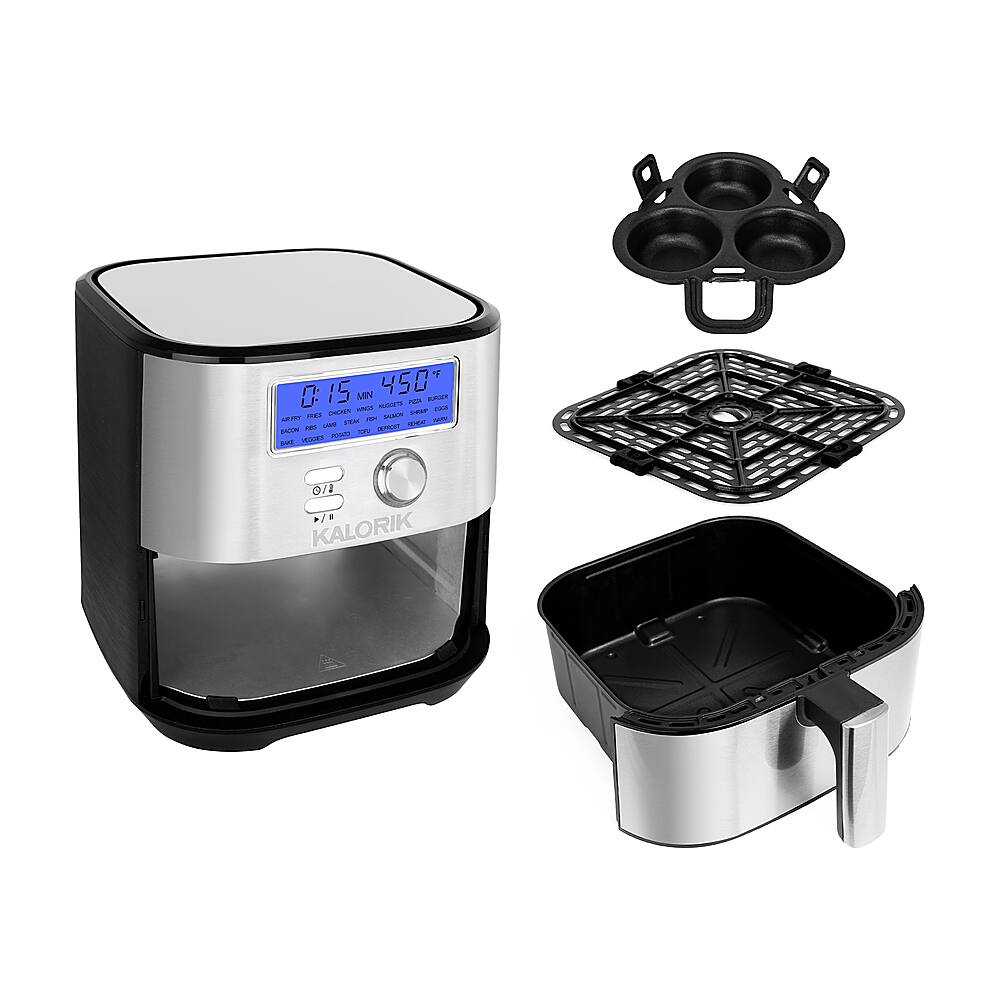 Best Buy: Kalorik MAXX 26 qt Digital Air Fryer Oven and Grill Stainless  Steel AFO 47631 SS2