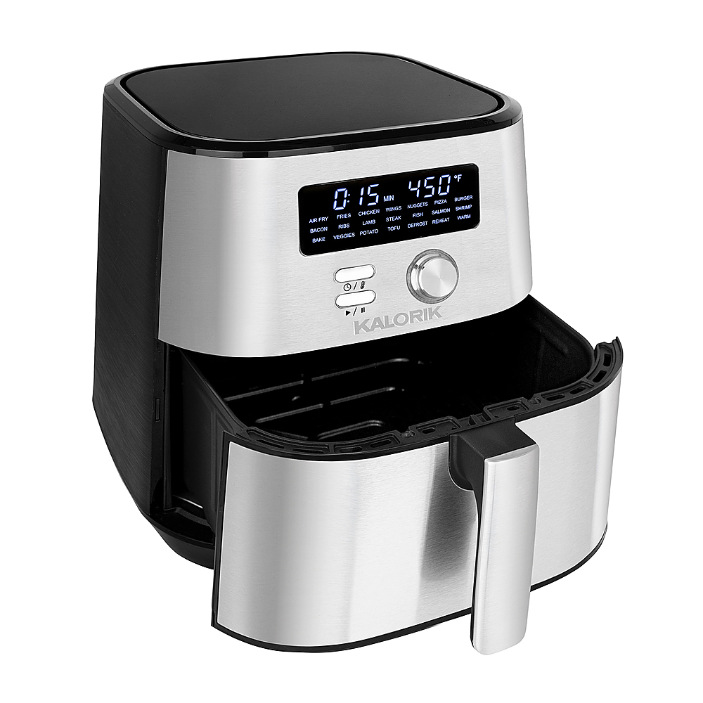 Best Buy: Kalorik MAXX 7 Qt Digital Air Fryer Stainless Steel FT 50878 BKSS