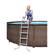 Alt View 15. Bestway - 14ft x 42in Power Steel Deluxe Above Ground Swimming Pool Set and Pump - Brown.