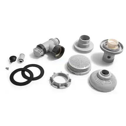 Front. Intex - Above Ground Swimming Pool Inlet Air Water Jet Replacement Part Kit.