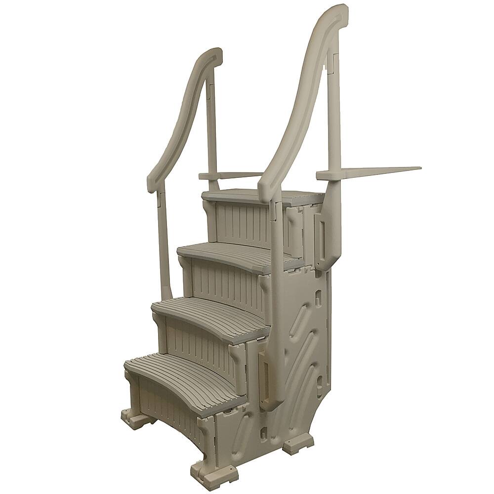Front. Confer - 4 Step Above Ground Swimming Pool Ladder Stair Entry System.