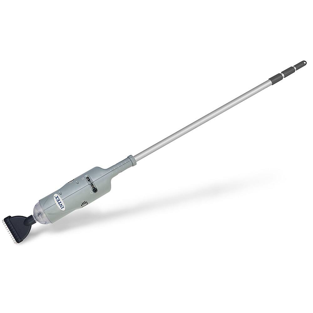 Left. Intex - Cordless Hand Vac for Above Ground Swimming Pool - Gray.