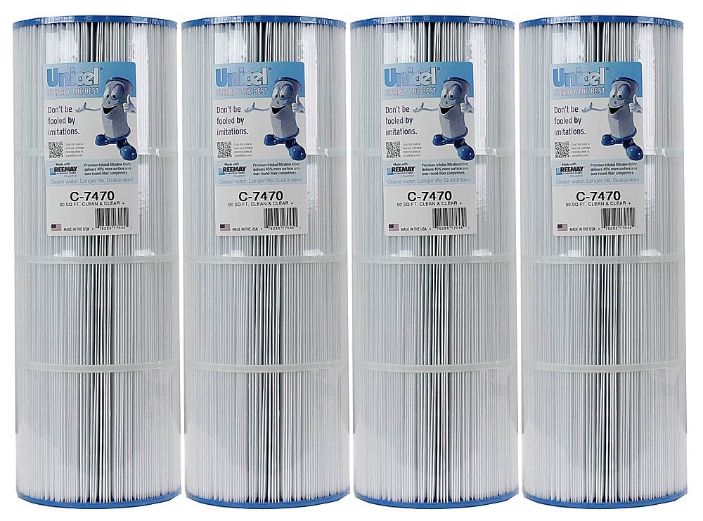 Unicel - C-7470 Replacement Swimming Pool Replacement Filter Cartridge (4 Pack)