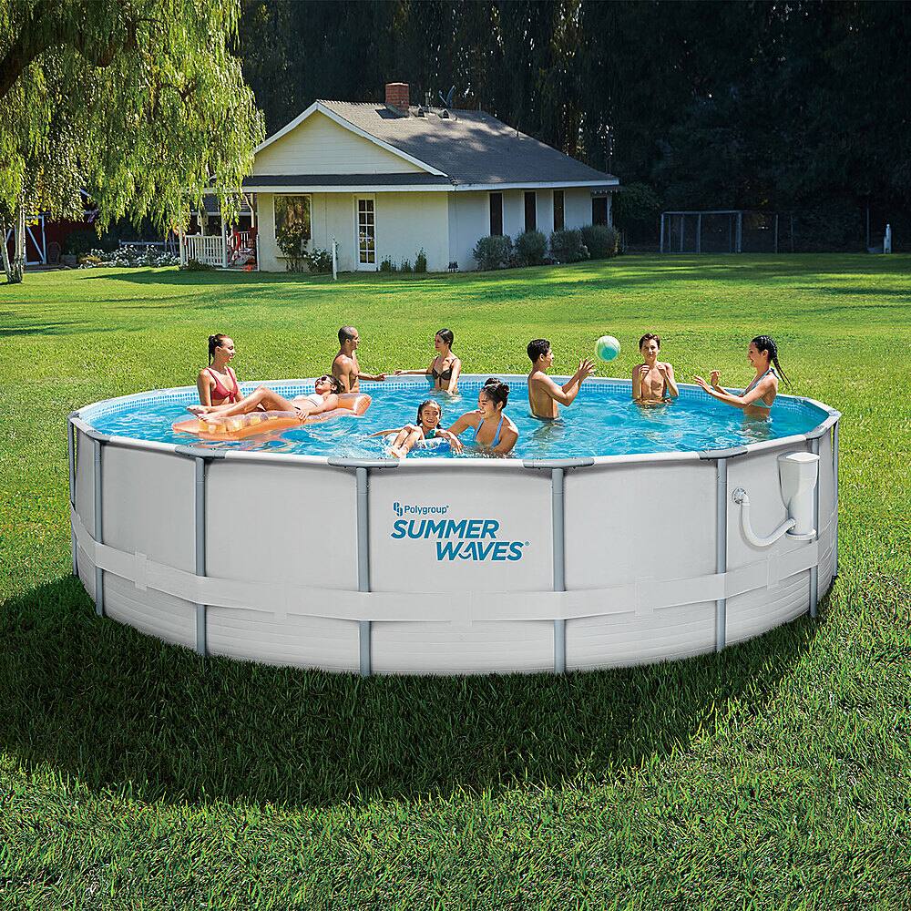 summer wave metal frame pool