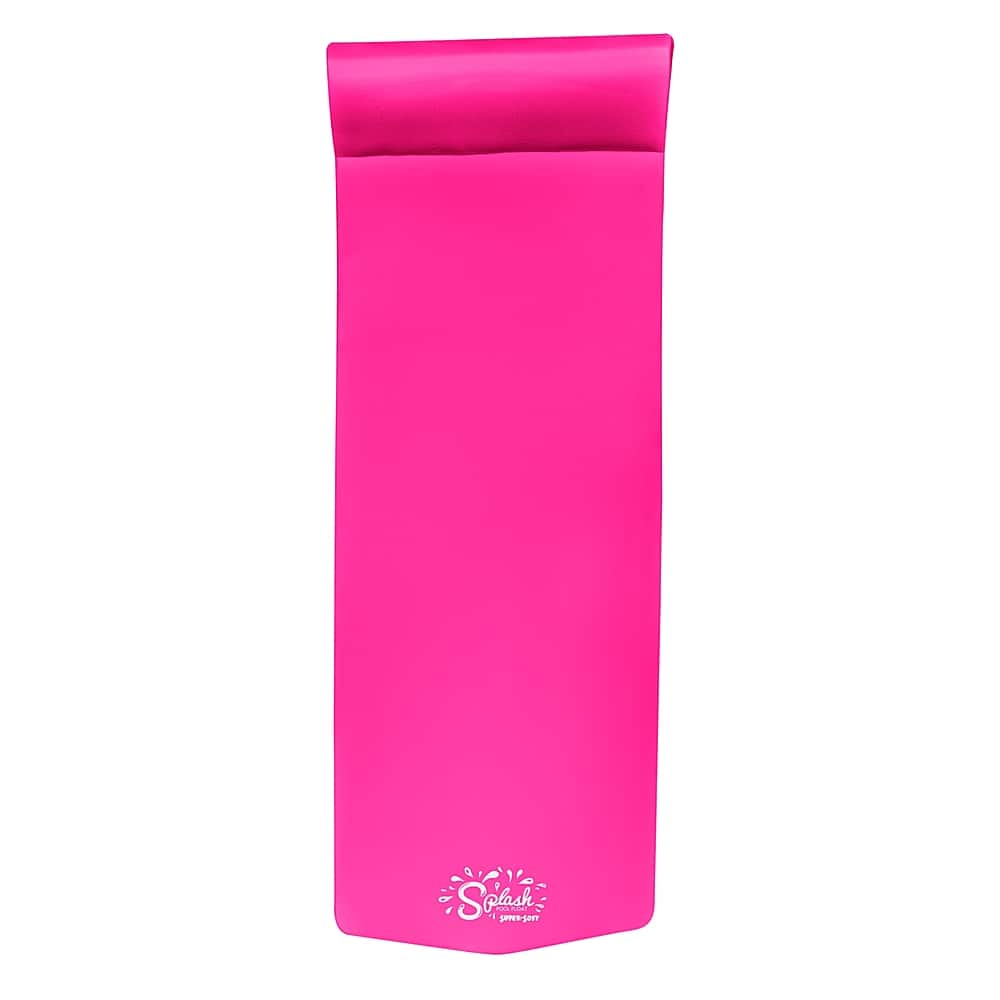 TRC Recreation- Splash 70 Inch Foam Raft Lounger Pool Lake Float- Flamingo Pink
