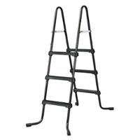 Summer Waves - 36 Inch SureStep Outdoor Above Ground Swimming Pool Ladder - Front_Zoom