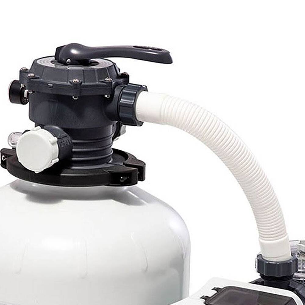 Alt View 13. Intex - 3000 GPH Above Ground Pool Sand Filter Pump w/ Deluxe Pool Maintenance Kit.