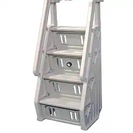 Vinyl Works - In-Pool Step Ladder for Above Ground Pools - White