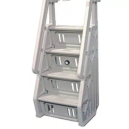 Front. Vinyl Works - In-Pool Step Ladder for Above Ground Pools.