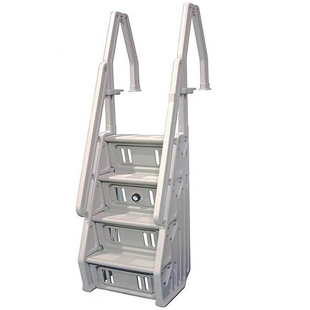 Alt View 11. Vinyl Works - In-Pool Step Ladder for Above Ground Pools.