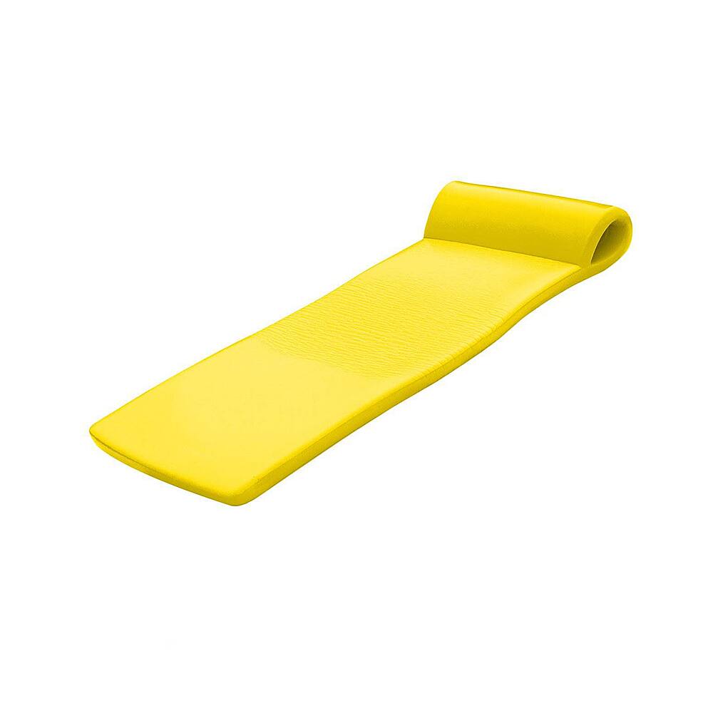 Front. TRC Recreation - Sunsation 70 Inch Foam Raft Lounger Swimming Pool Float - Yellow.