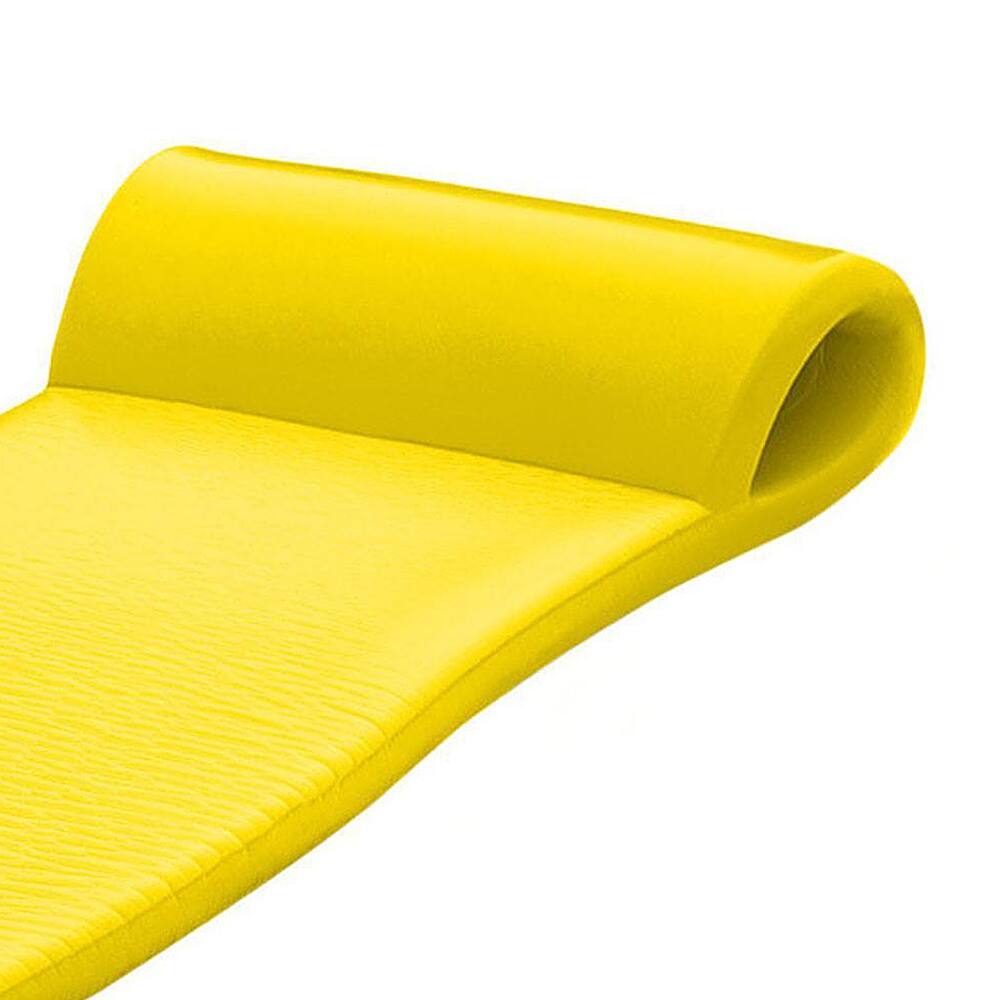 Alt View 12. TRC Recreation - Sunsation 70 Inch Foam Raft Lounger Swimming Pool Float - Yellow.
