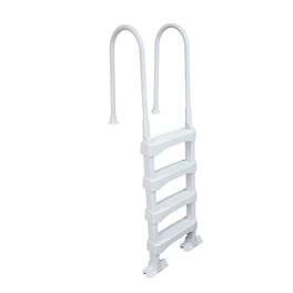 Vinyl Works - Above Ground Swimming Pool Step Ladder - White