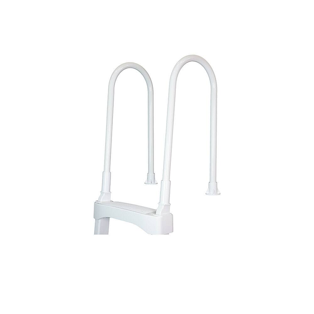 Alt View 13. Vinyl Works - Above Ground Swimming Pool Step Ladder - White.