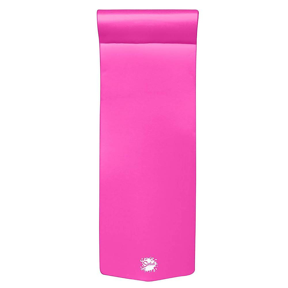 Alt View 12. TRC Recreation - Splash 70 Inch Foam Raft Lounger Pool Lake Floats (2 Count) - Bahama blue and flamingo pink.