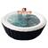 Alt View 14. Aleko - 265 Gallon 6 Person Round Inflatable Jetted Hot Tub w/ Fitted Cover.