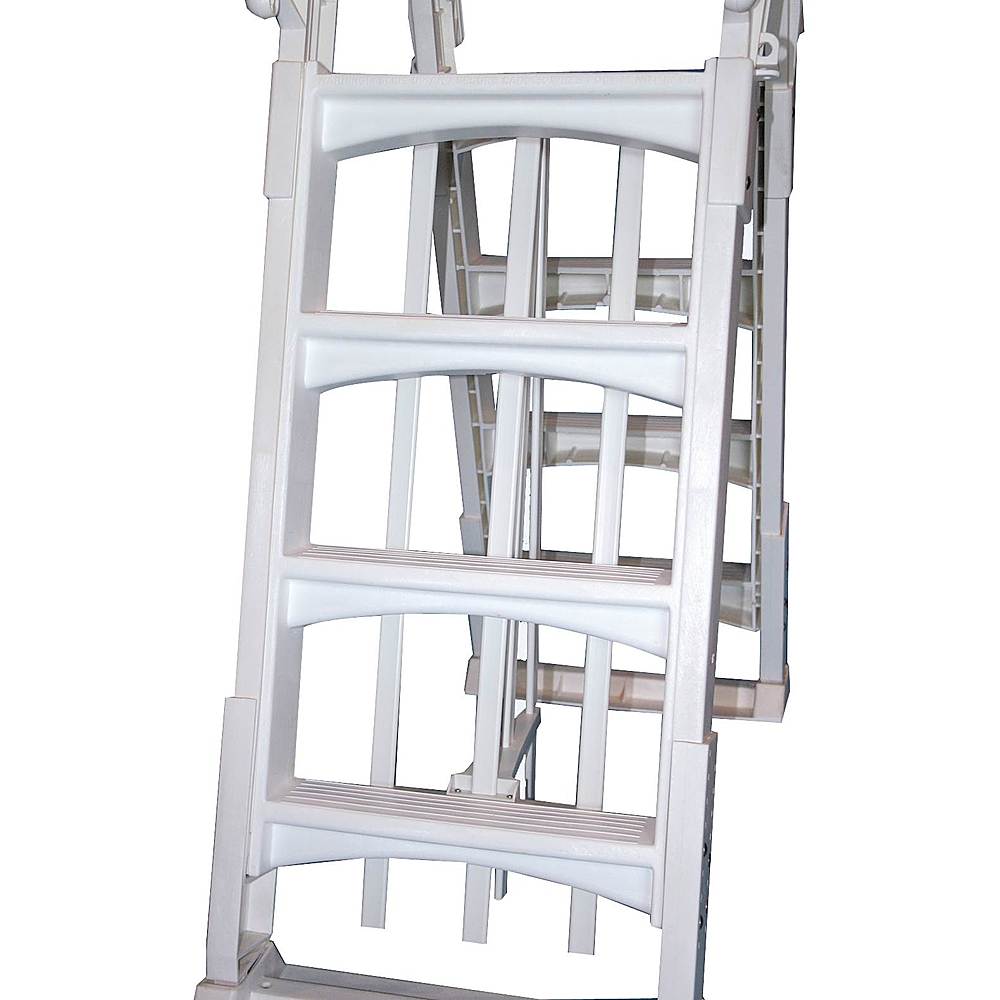 Alt View 13. Vinyl Works - SLA A-Frame Adjustable 48-56 Inch Above Ground Pool Ladder.