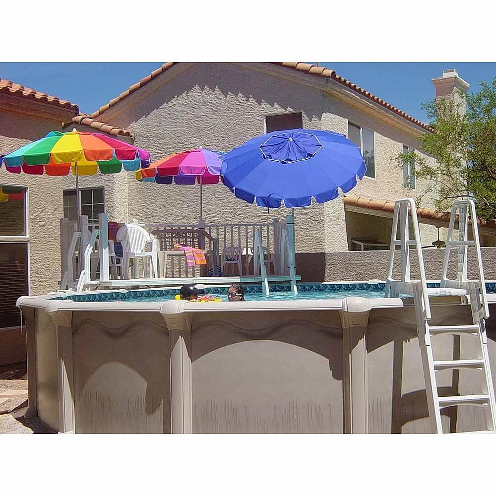 Alt View 14. Vinyl Works - SLA A-Frame Adjustable 48-56 Inch Above Ground Pool Ladder.