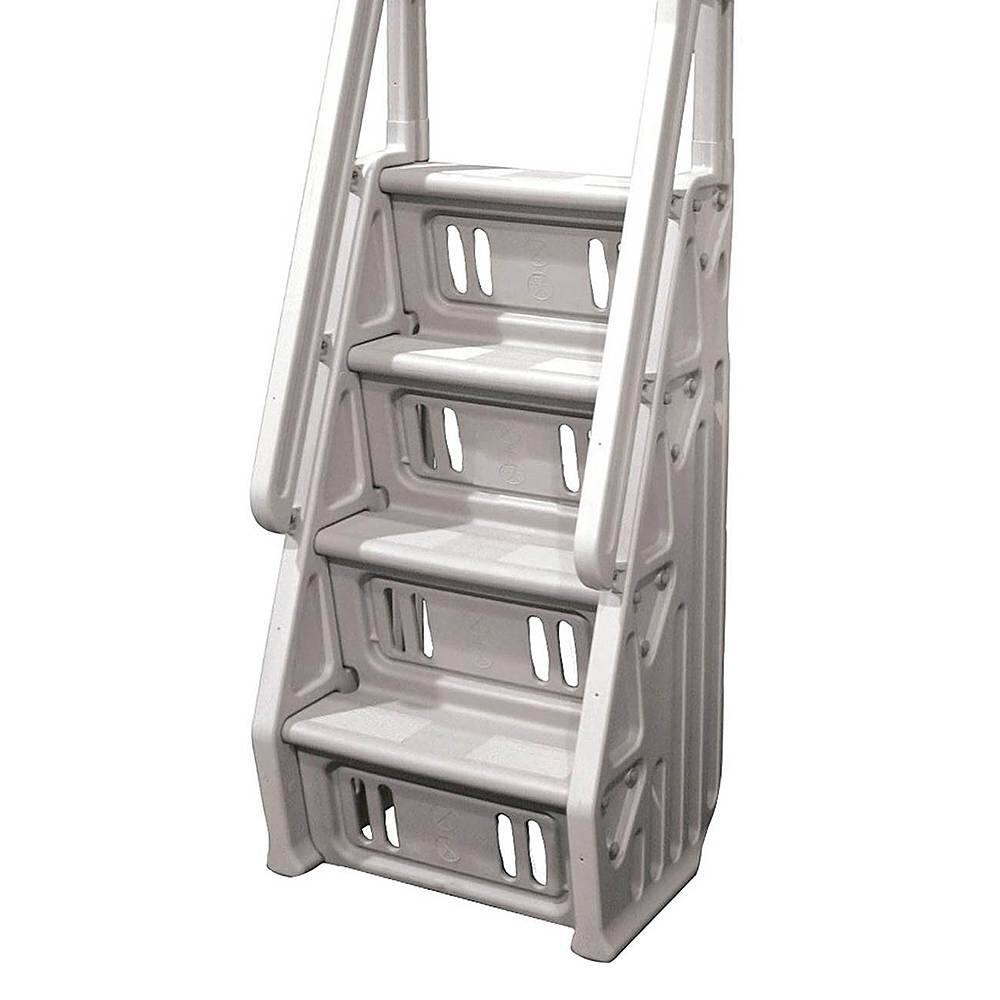 Alt View 11. Vinyl Works - 24 Inch In-Pool Step Ladder for Above Ground Pools.