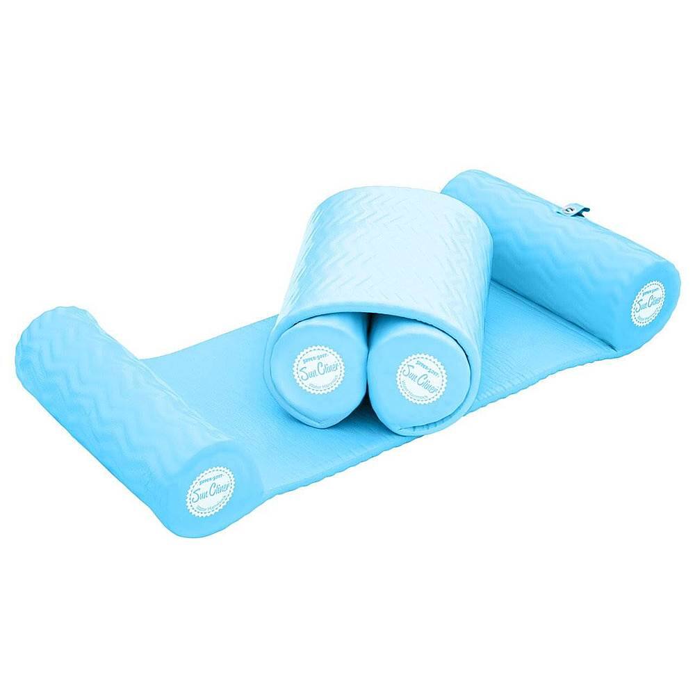 Front. TRC Recreation - Super Soft Sun Cliner Swimming Pool Float Water Hammock - Blue.