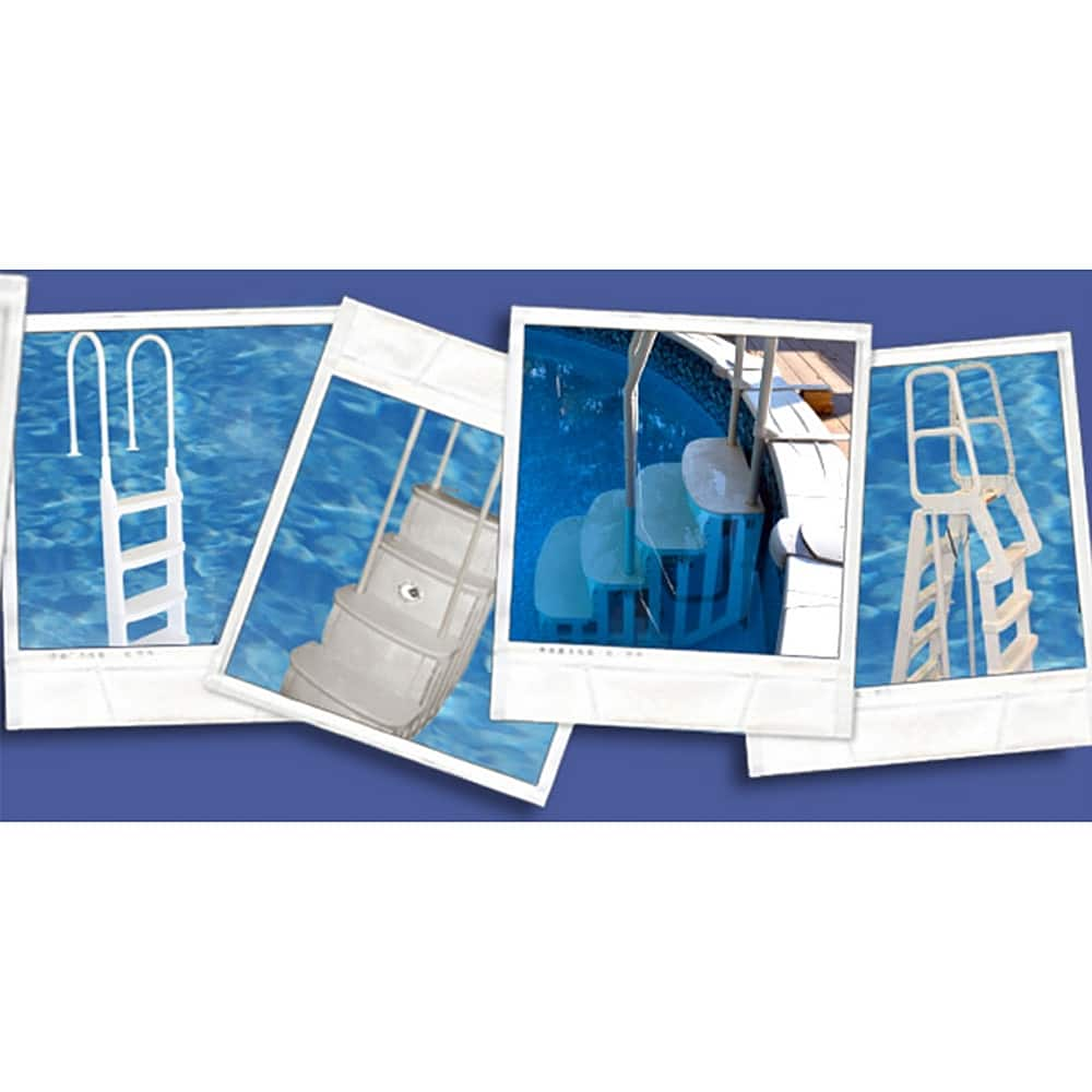 main access 200100t above ground swimming pool smart step and ladder system