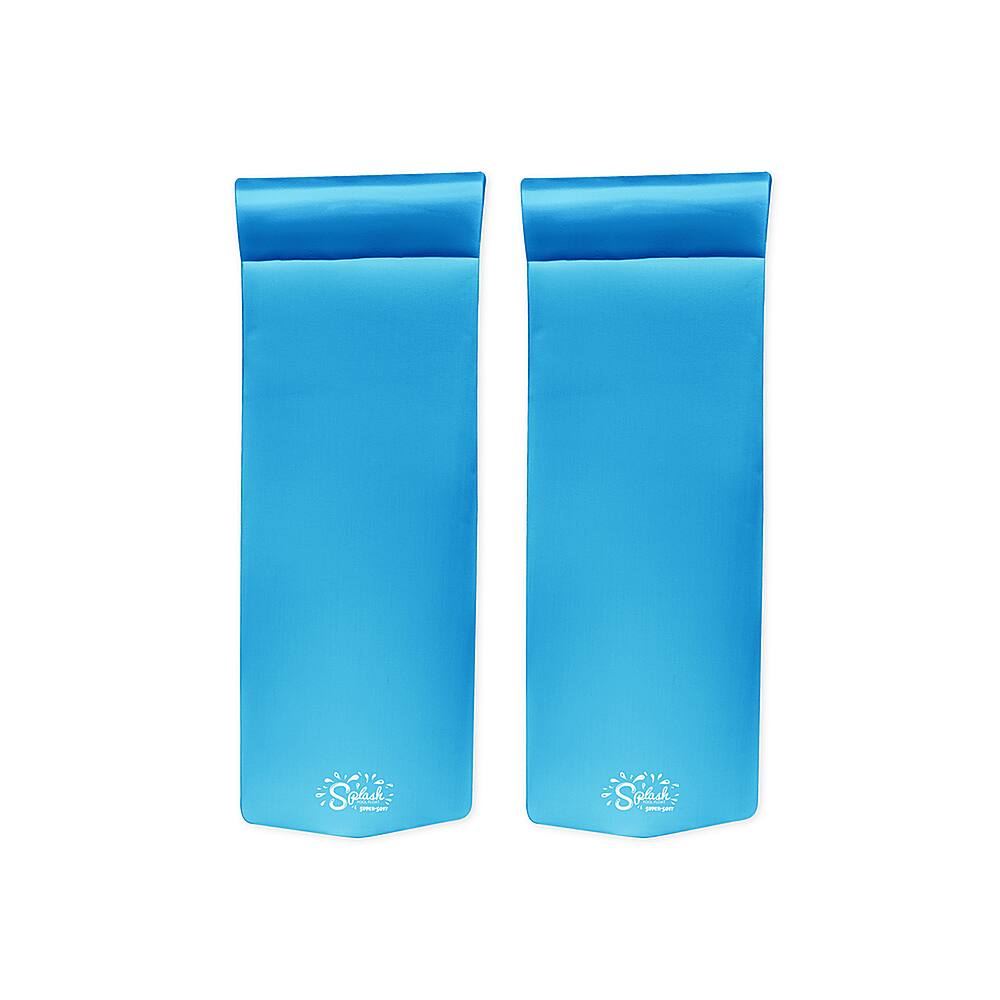 TRC Recreation - Splash 70 Inch Foam Raft Lounger Pool Lake Float, (2 Pack) - Blue